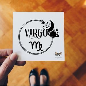 Zodiac Decal Vinyl Decal | Virgo Decal
